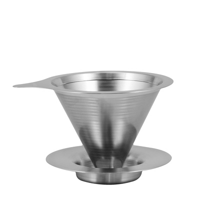 Metalowy zaparzacz do kawy – Dripper Hario V60-01