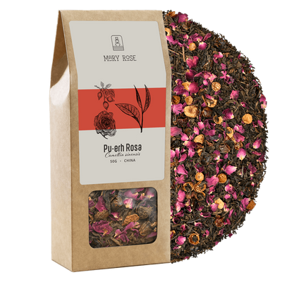 Mary Rose - Herbata Pu-erh Rosa - 50 g