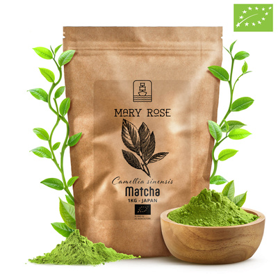 Mary Rose – Japońska Herbata Zielona Matcha (BIO) 1 kg