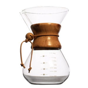 Zaparzacz do kawy typu chemex 800 ml + filtr wielorazowego użytku