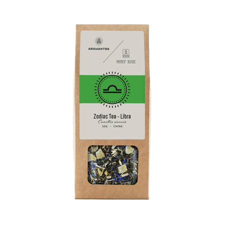 Aromantra x Mary Rose – Herbata zodiakalna – Waga (zielona) 50 g