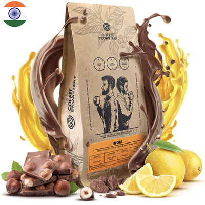 Coffee Broastery - Kawa ziarnista India Karnataka Premium 400 g