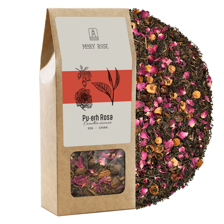 Mary Rose - Herbata Pu-erh Rosa - 50 g